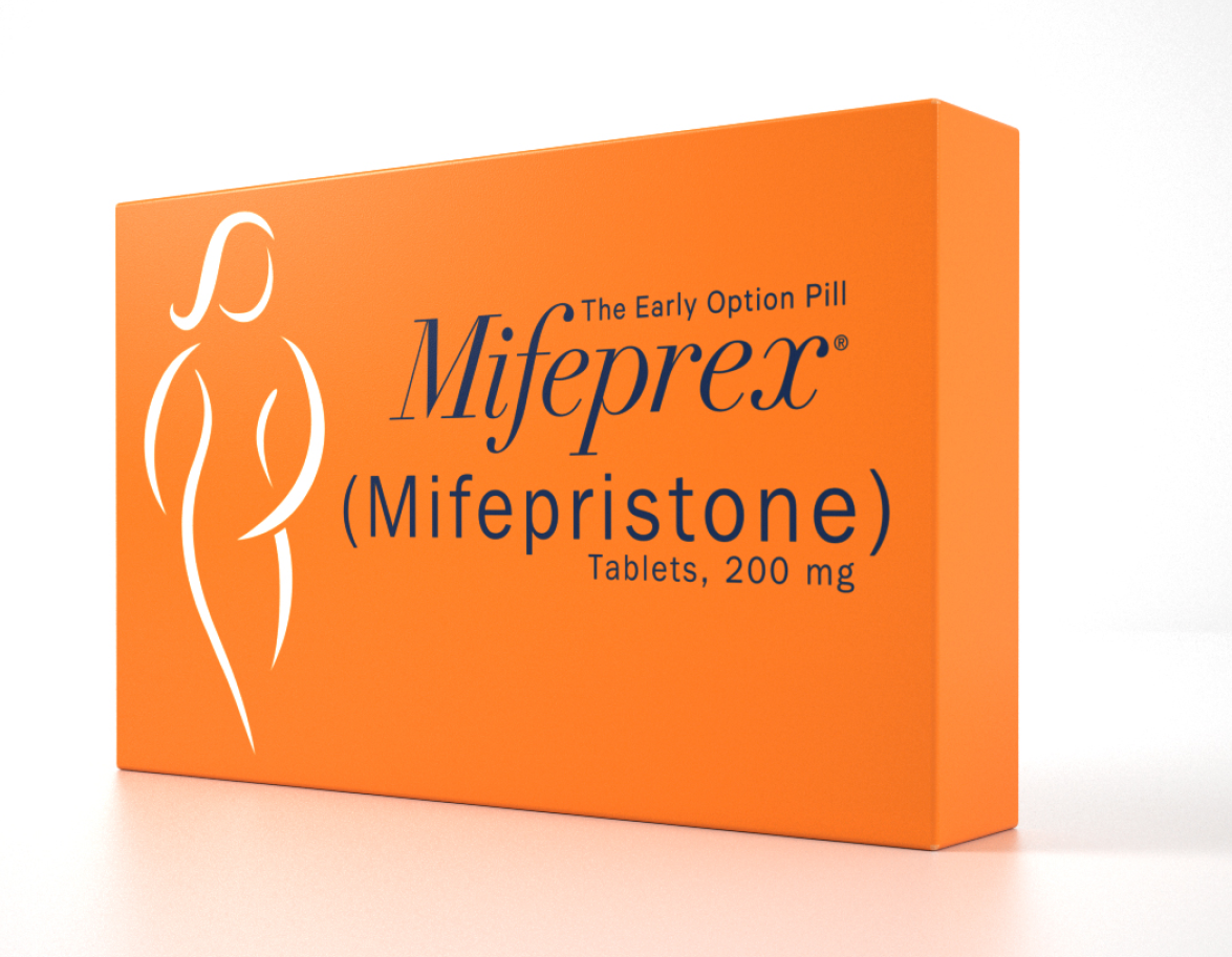Mifeprex product packaging